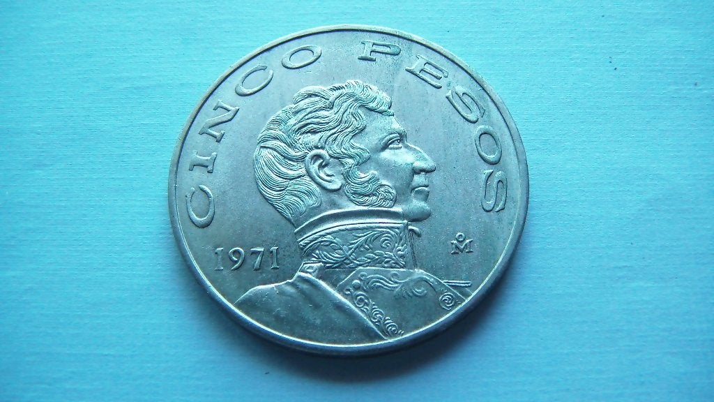 mexique 5 pesos 1971, Enlèvement