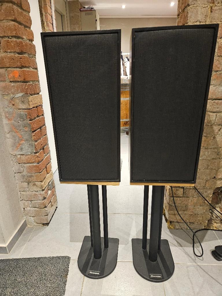 Spendor BC1 Active (M50ARD) + Pieds Atacama - Rare BBC Monit, Autres marques, Moins de 60 watts, Enlèvement, Utilisé