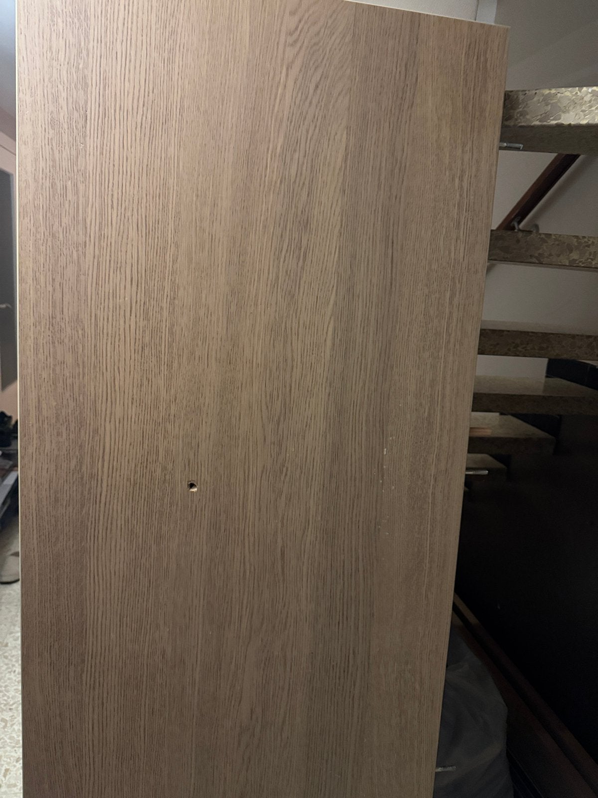 Lit 160 malm chêne blanchi, Maison & Meubles, Enlèvement