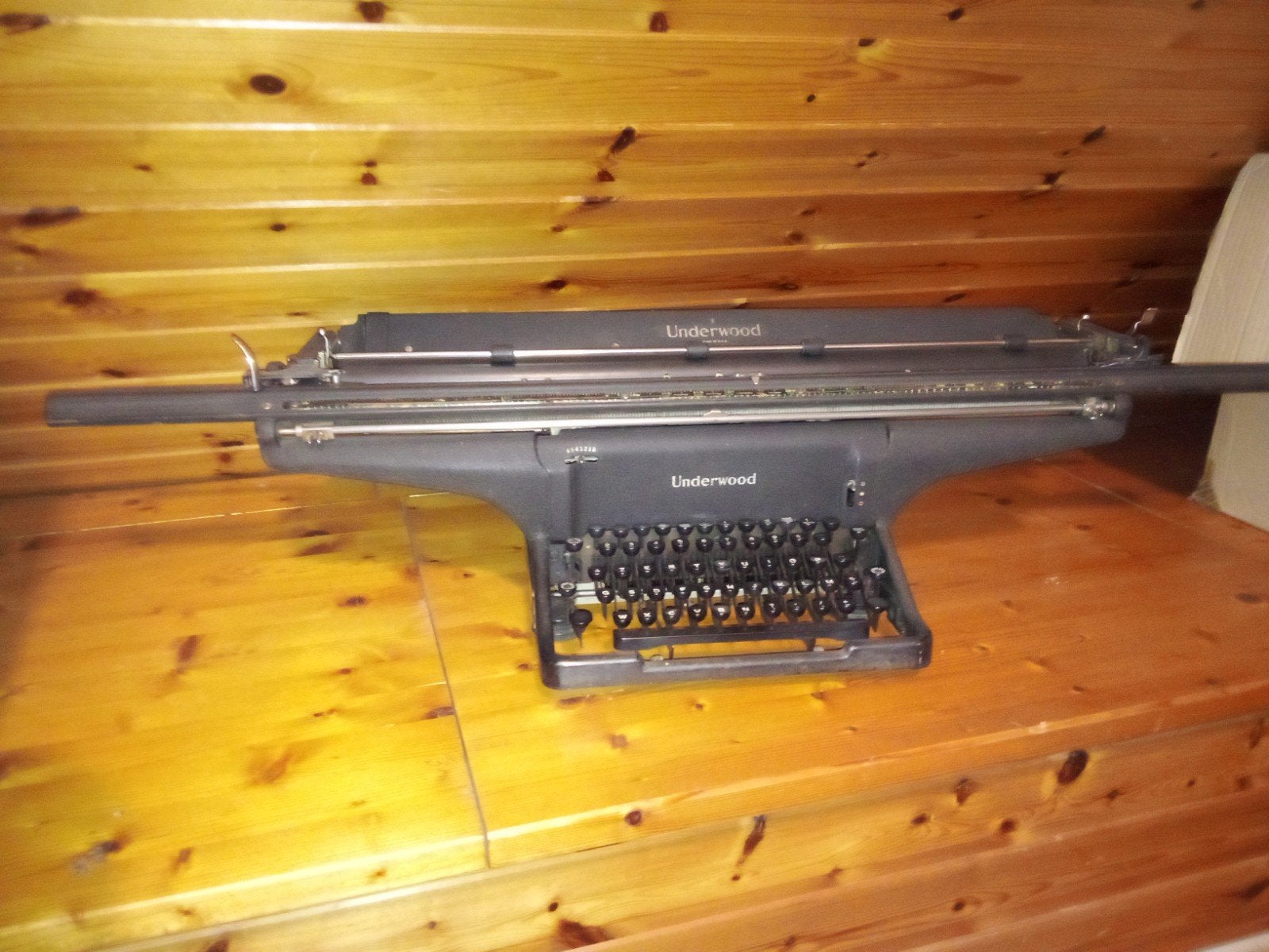 Underwood Standard schrijmachine, machine à écrire, Ophalen