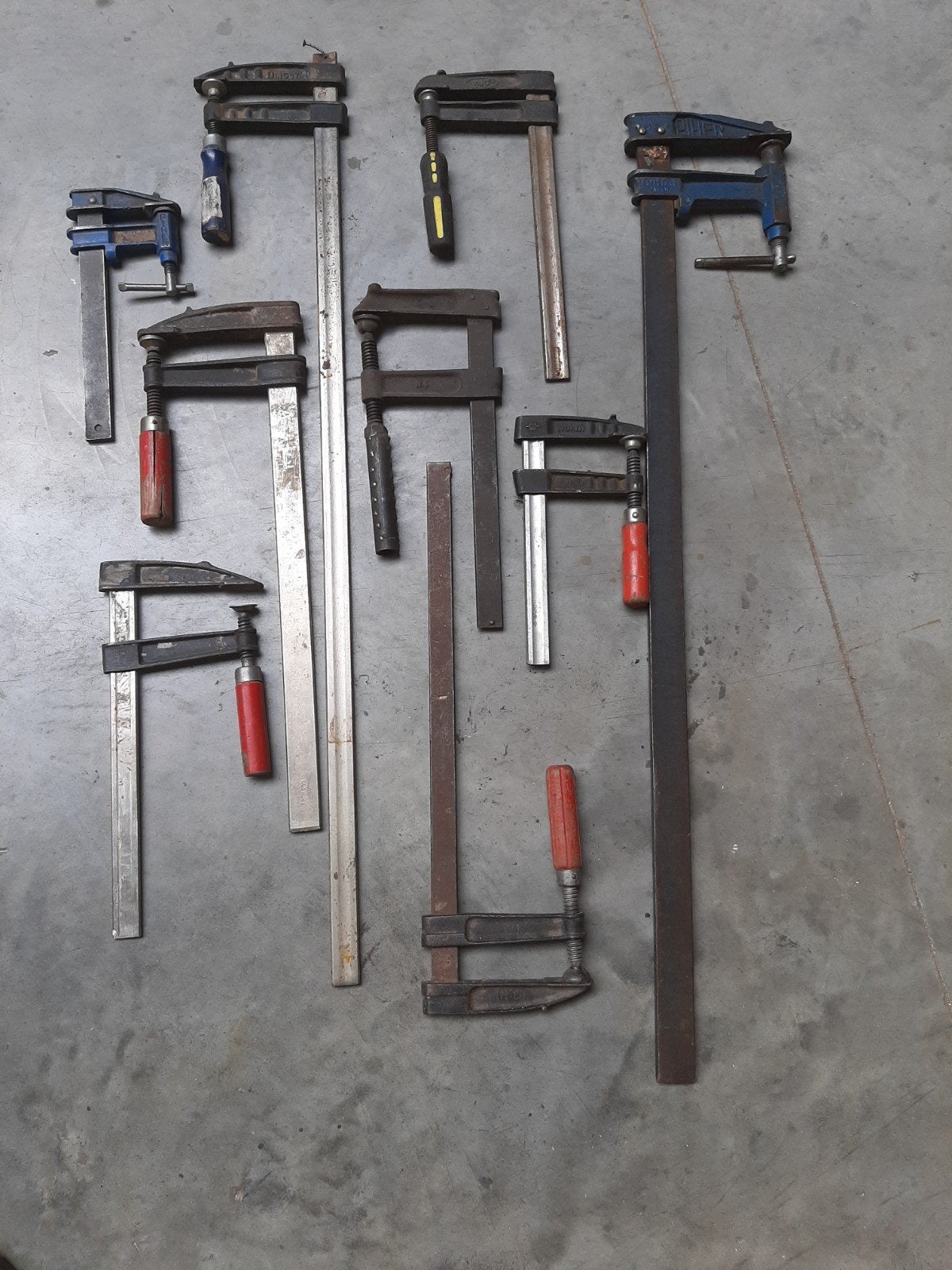 lijmklemmen, Doe-het-zelf en Bouw, Ophalen, Gebruikt, Klem