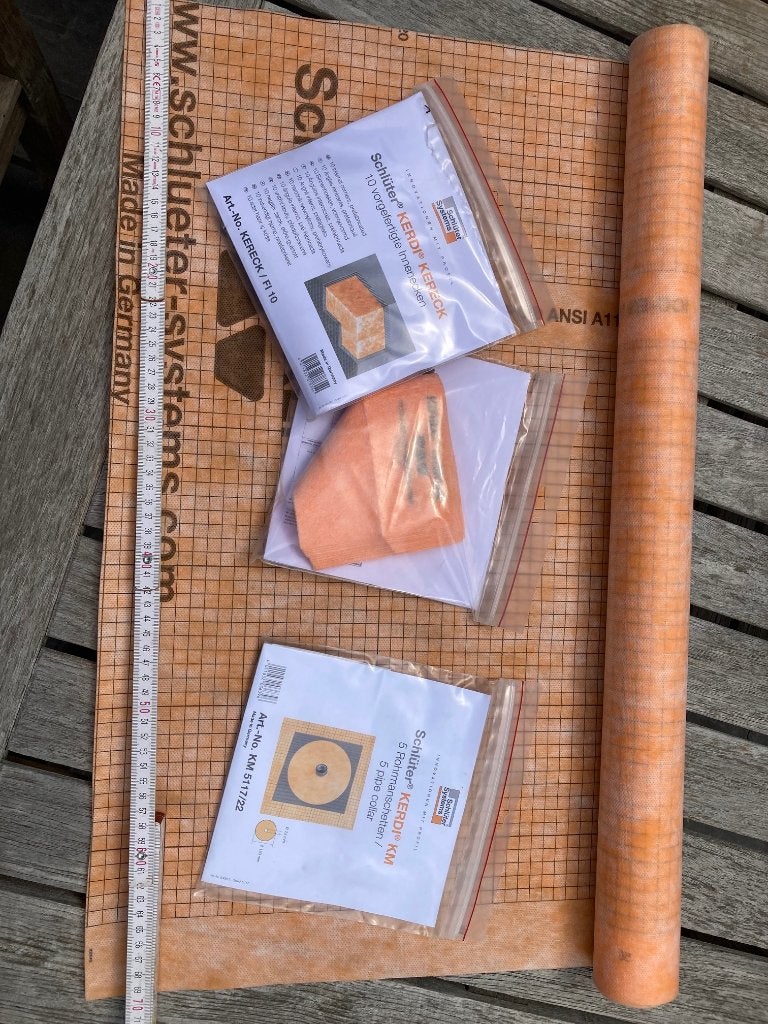 kerdi binnenhoeken, Doe-het-zelf en Bouw, Sanitair, Ophalen, Nieuw, Douche