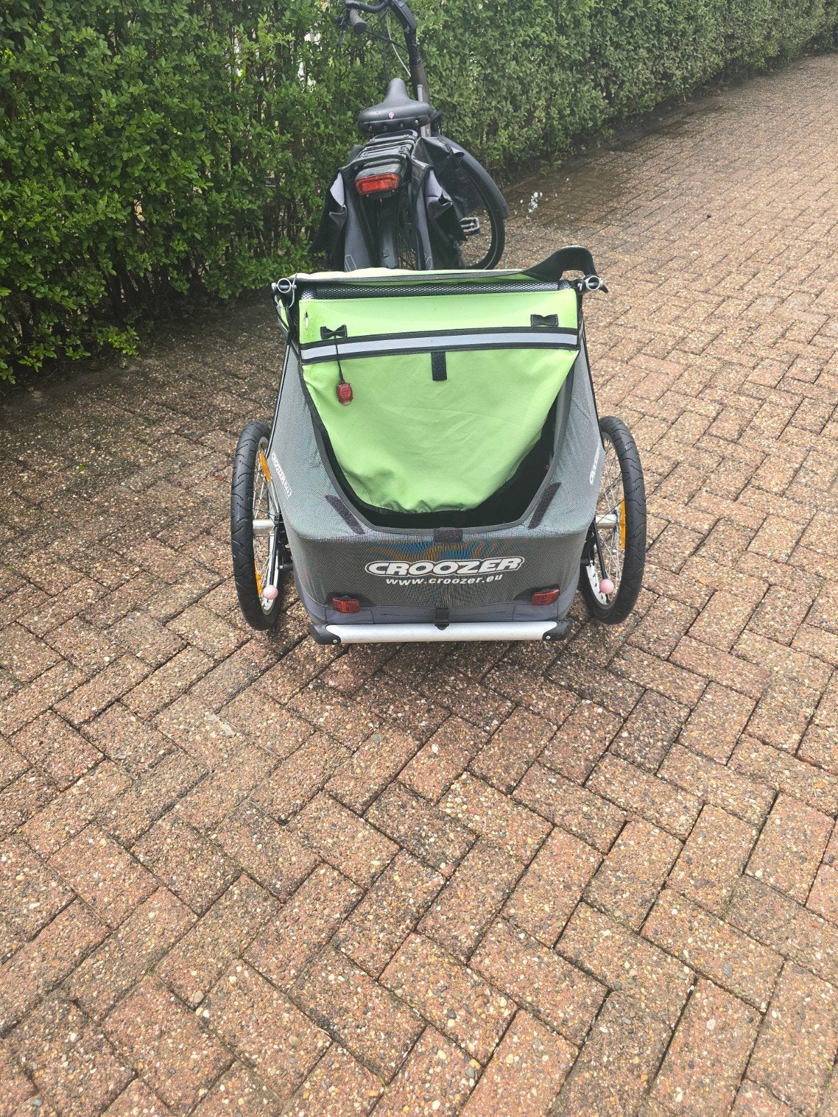 Croozer fietskar, Fietsen en Brommers, Ophalen, Gebruikt, Kinderkar, Croozer