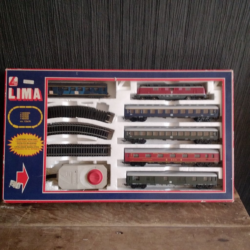 Vintage LIMA treinset in doos., Hobby en Vrije tijd, Verzenden, Gebruikt, Treinset, Lima