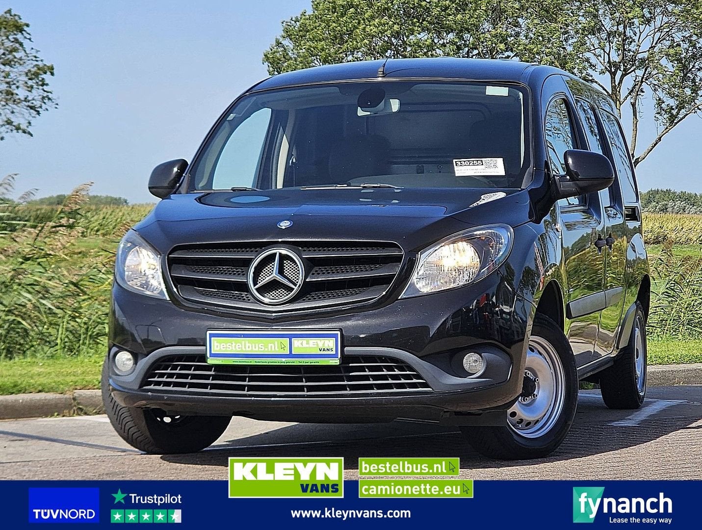Mercedes-Benz CITAN 110 CDI Maxi L3 2xZijdeur AC, Auto's, Zwart, Mercedes-Benz, Bedrijf, Te koop