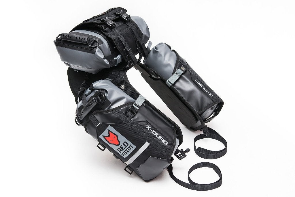 Red Koyot zadeltassen MoskoMoto, Motoren, Accessoires | Koffers en Tassen, Ophalen, Zo goed als nieuw