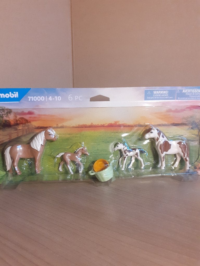 Playmobil 71000 : 2 Ijslandse pony's + 2 veulens, Kinderen en Baby's, Ophalen of Verzenden