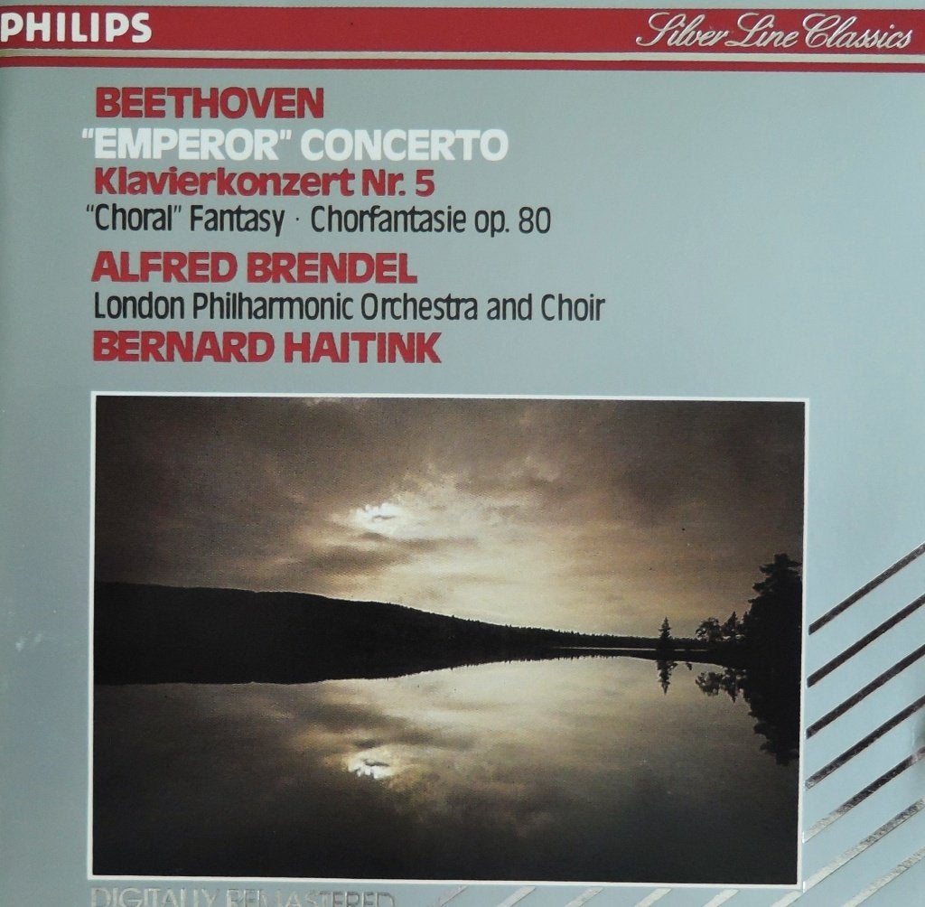 Beethoven / Piano 5 ea - Brendel / LPO / Haitink - PHILIPS, Orchestre ou Ballet, Enlèvement ou Envoi, Comme neuf, Classicisme