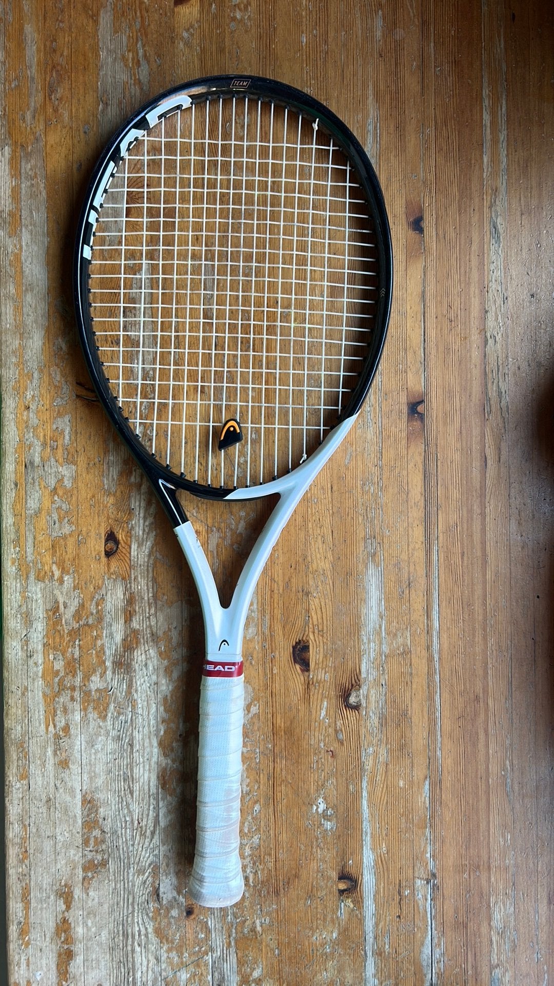 Head Speed Team tennisracket – zwart/wit – zo goed als nieuw, Sport en Fitness, Tennis, Ophalen, Zo goed als nieuw, Racket, Head