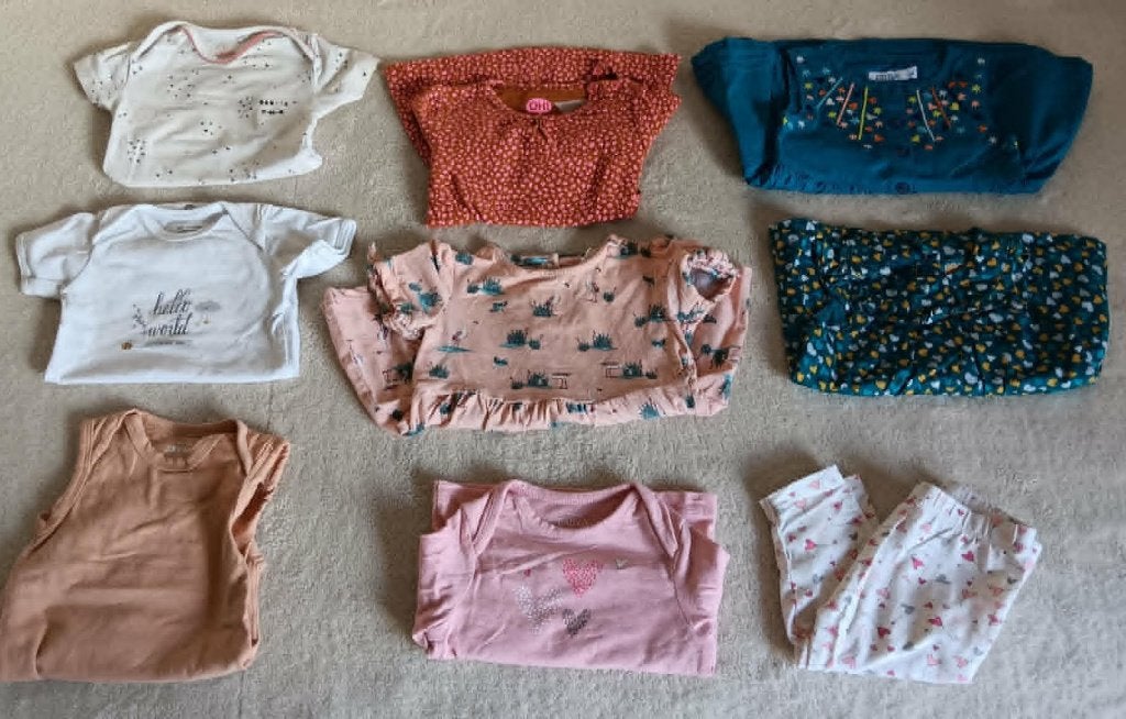 Kleren pakket meisje maat 62 (9 stuks), Kinderen en Baby's, Babykleding | Maat 62, Ophalen, Gebruikt, Meisje