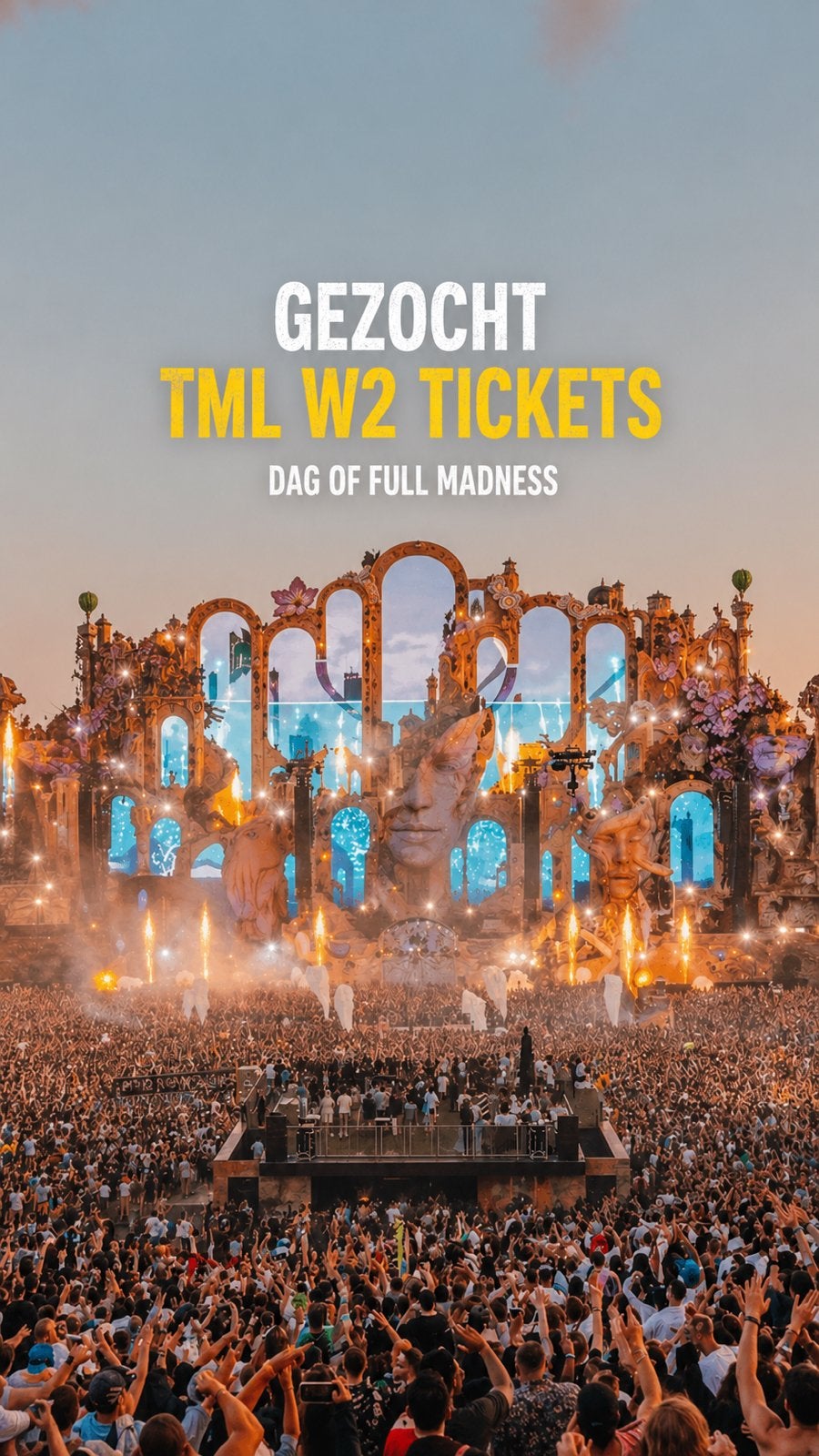 Gezocht Tomorrowland W2 ticket