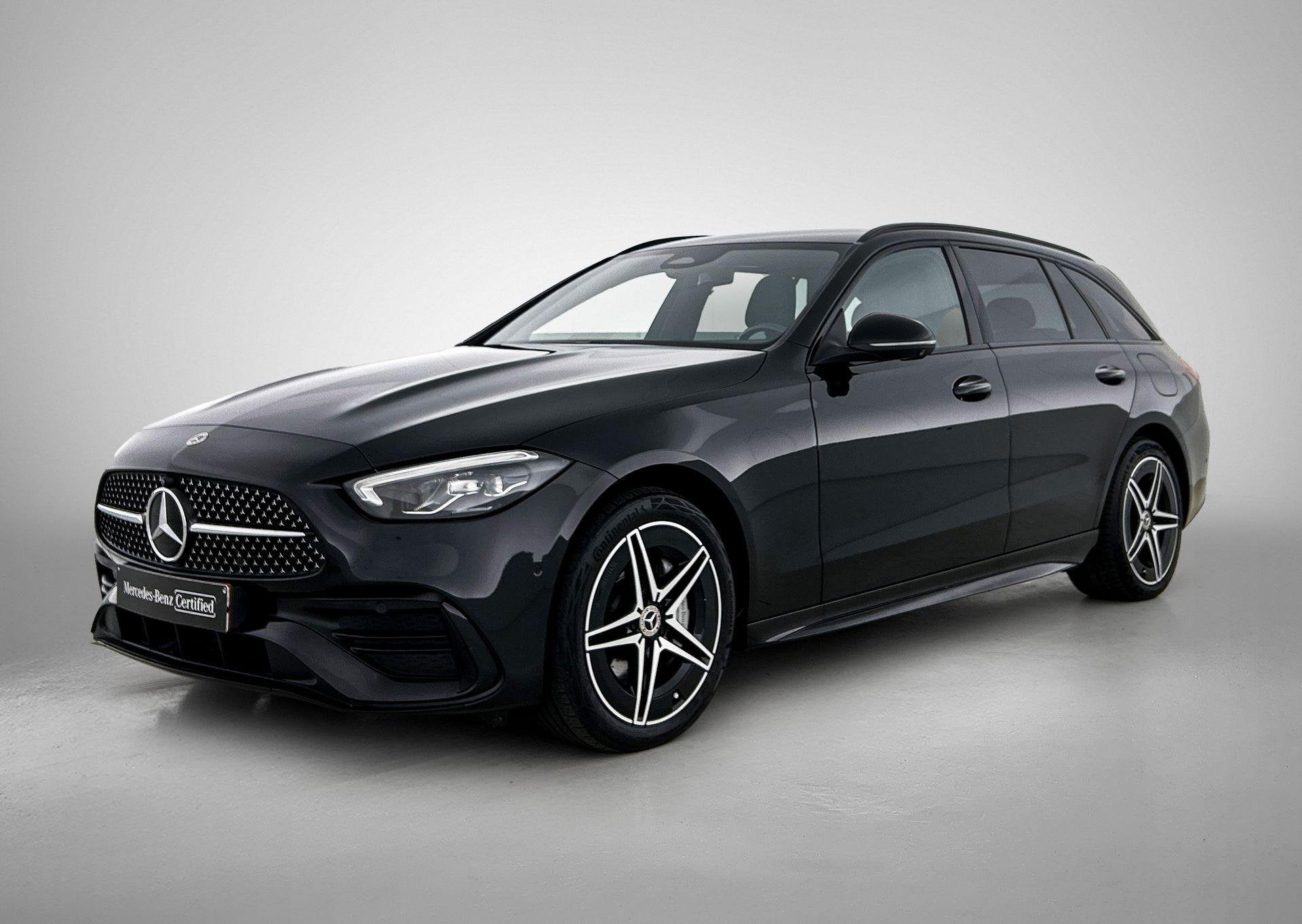 Mercedes-Benz C-Klasse 300 de Break AMG Line | Night Pack |, Auto's, Automaat, Zwart, Zwart, Plug-in hybride