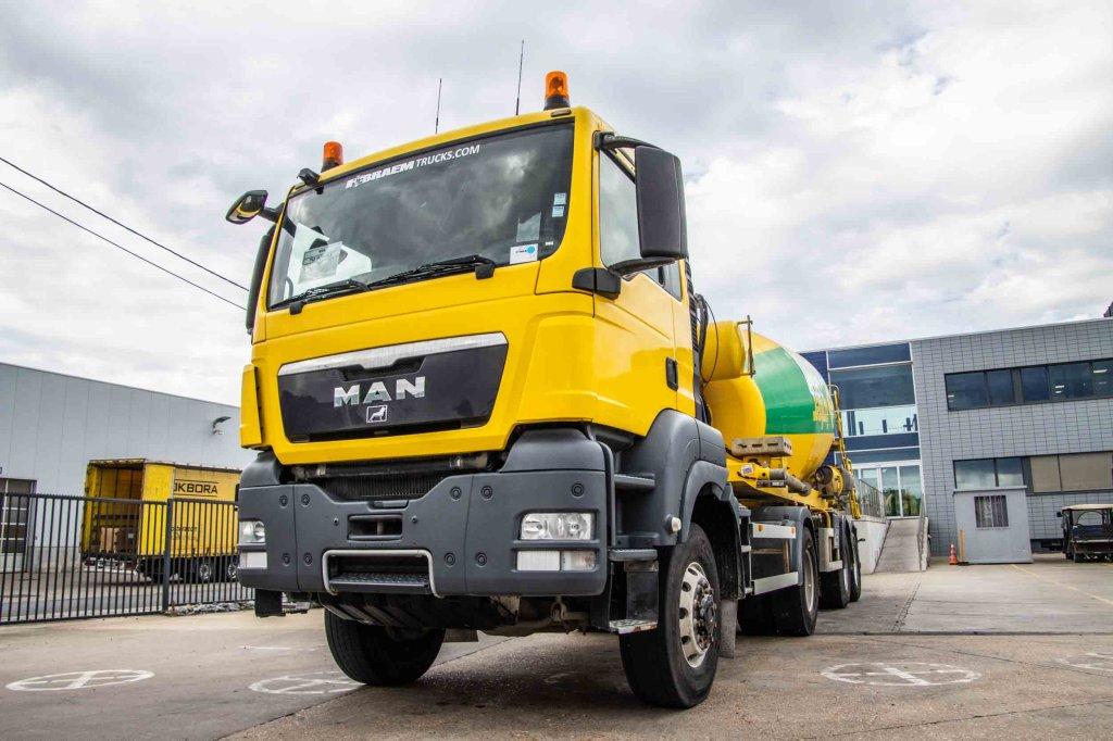 MAN TGS 18.360 BLS-4X4 + MIXER 10M3 (bj 2011), Auto's, Vrachtwagens, Euro 5, Achterwielaandrijving, 360 pk, Overige kleuren