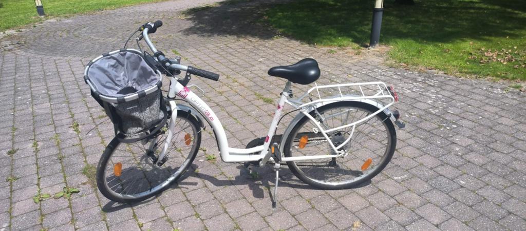 Vélo de ville dame / VTC Optim'Alp 26" – Tout équipé & Prêt, Enlèvement