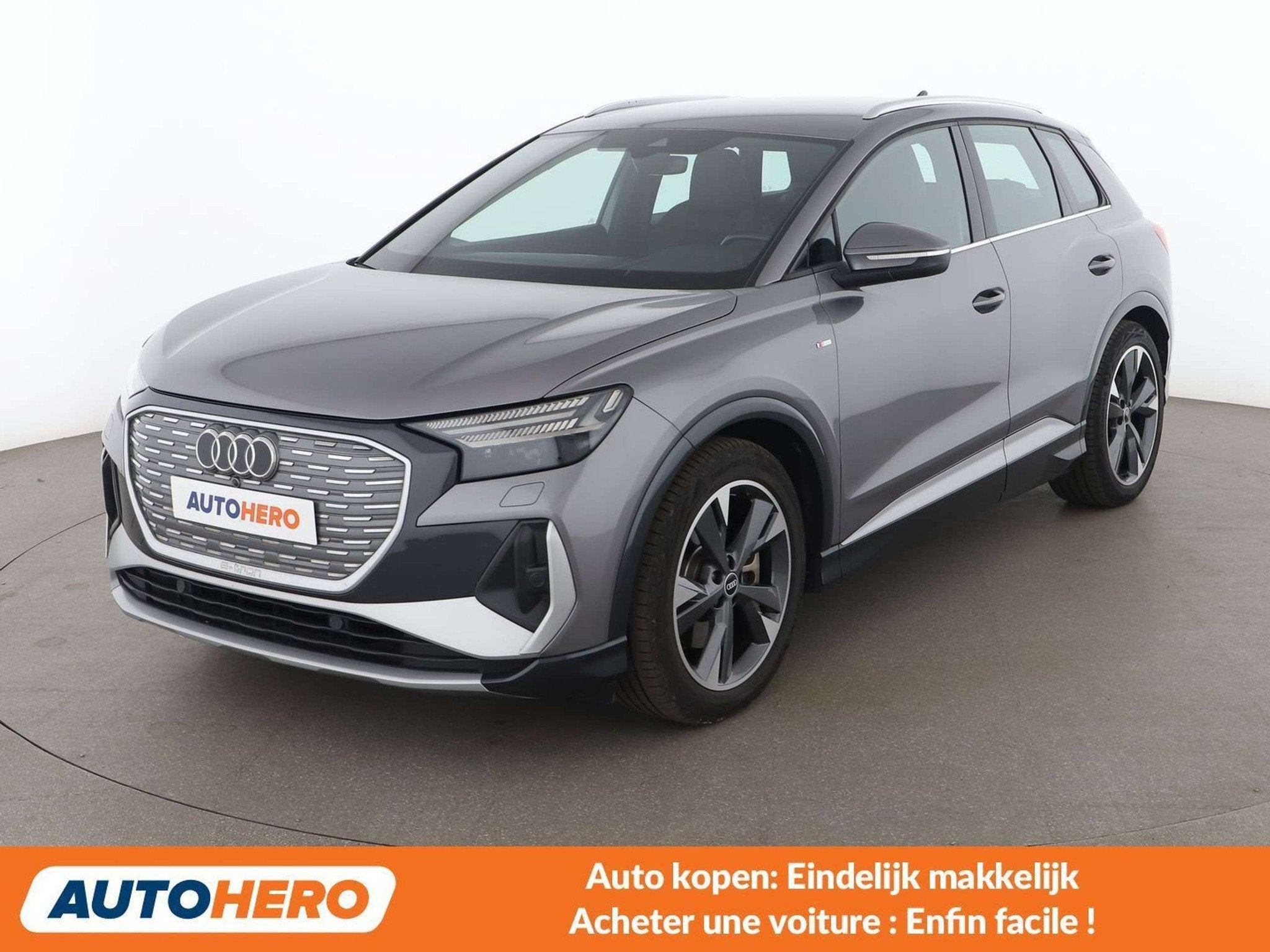 Audi Q4 e-tron 40 e-tron (bj 2021, automaat), Auto's, Audi, Automaat, Lichtsensor, Achterwielaandrijving, Gebruikt