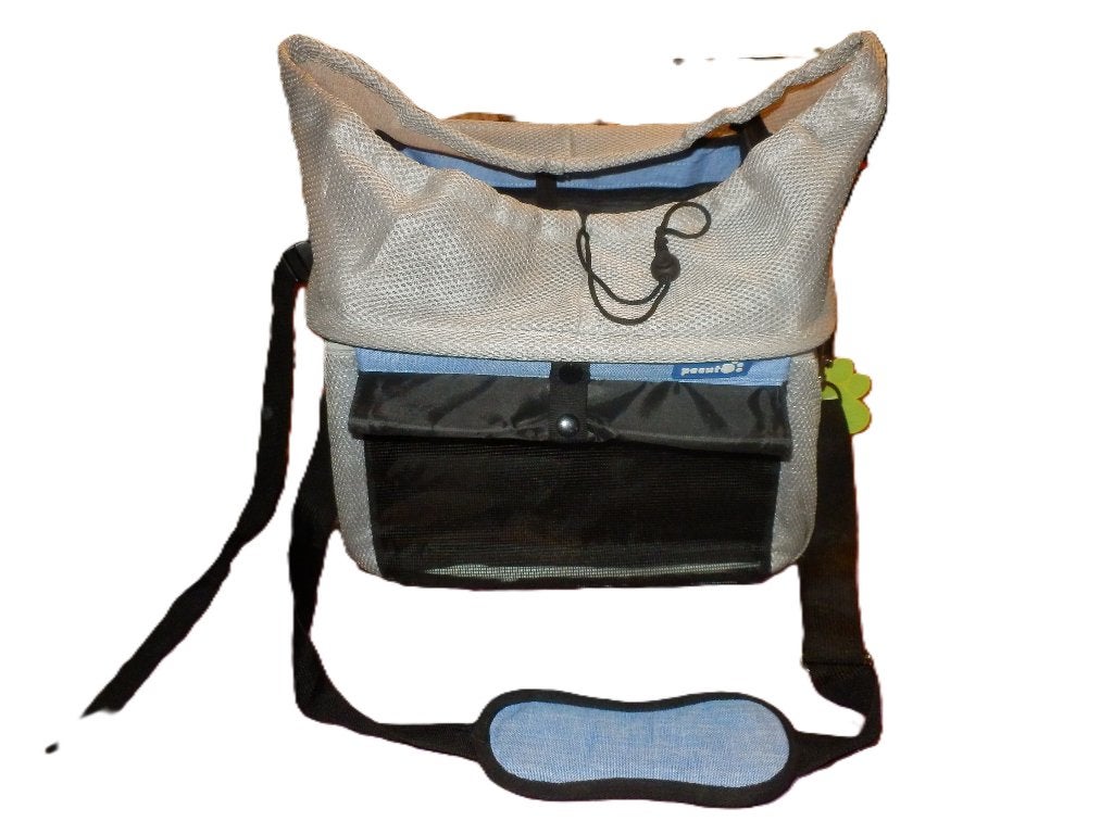 (14) -sac transport petit chien gris noir = petcute = neuf, Ophalen of Verzenden, Nieuw