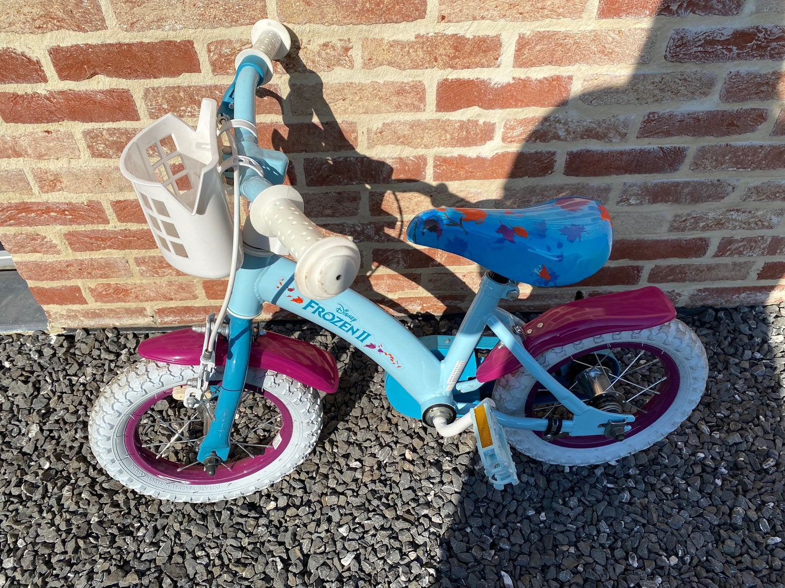 Kinderfiets Frozen, Stabilisateurs, Enlèvement, Utilisé, Frein à disque