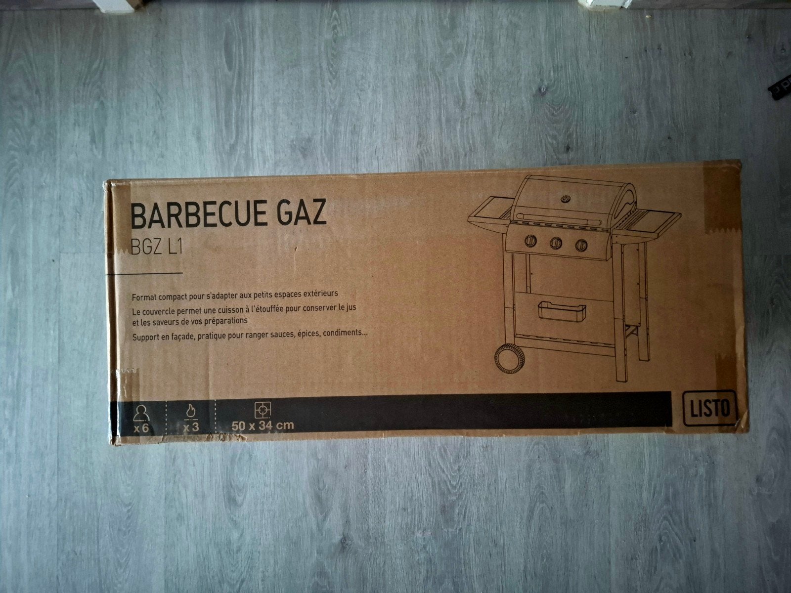 Gas bbq, Ophalen