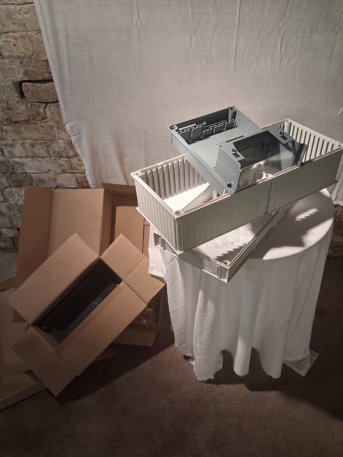 electriciteits kast, Ophalen