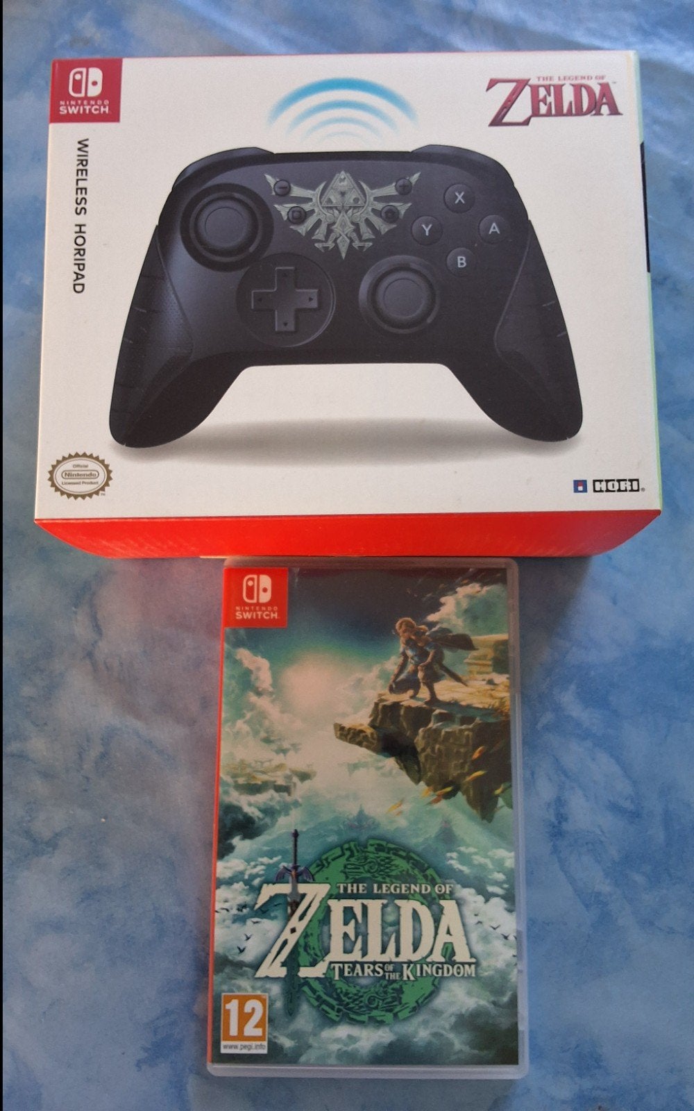 Zelda jeu pour switch et manette, Enlèvement, Comme neuf