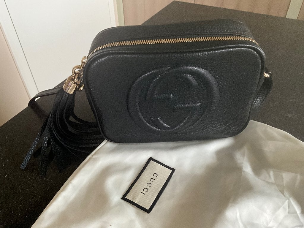 Gucci tas, Handtassen en Accessoires, Tassen | Damestassen, Ophalen of Verzenden, Zo goed als nieuw, Zwart, Handtas