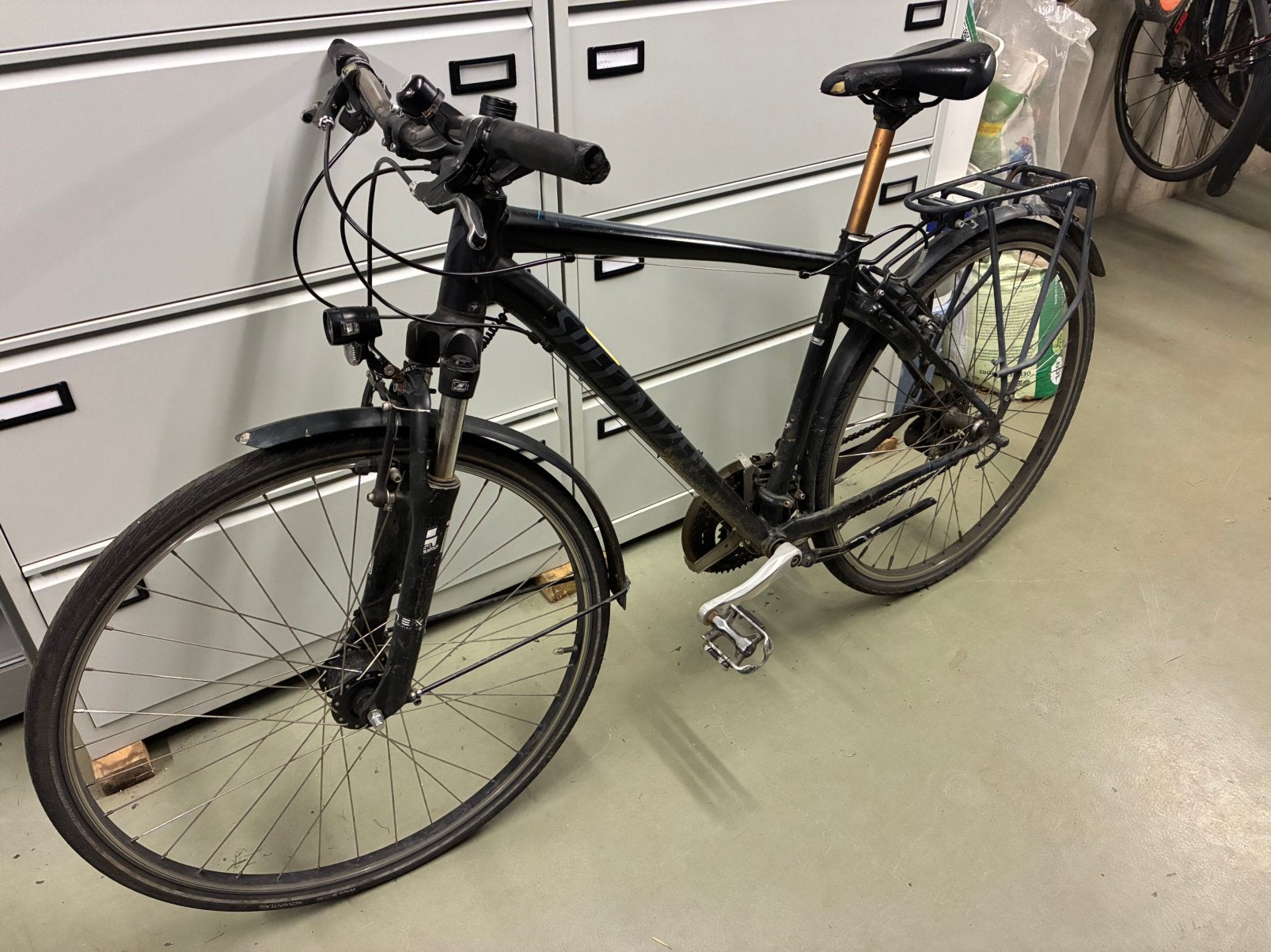 Herenfiets, 28 inch, Gebruikt, Vering, Velgrem