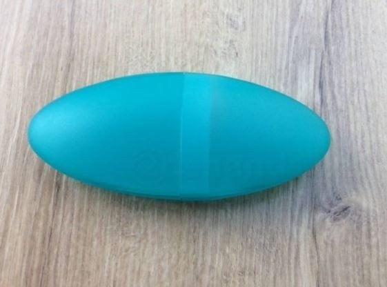 brillendoos van 17 x 7 cm (turquoise), Ophalen of Verzenden, Nieuw, Bril