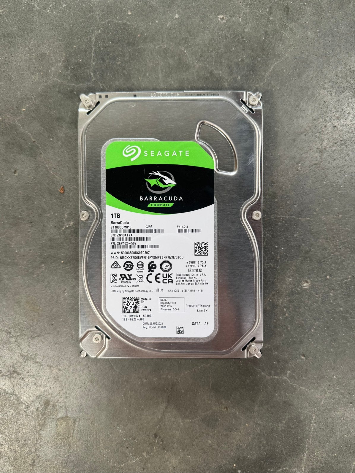 Lot Seagate Barracuda 1TB (NIEUW), Computers en Software, Harde schijven, Ophalen, Intern, Nieuw, SATA