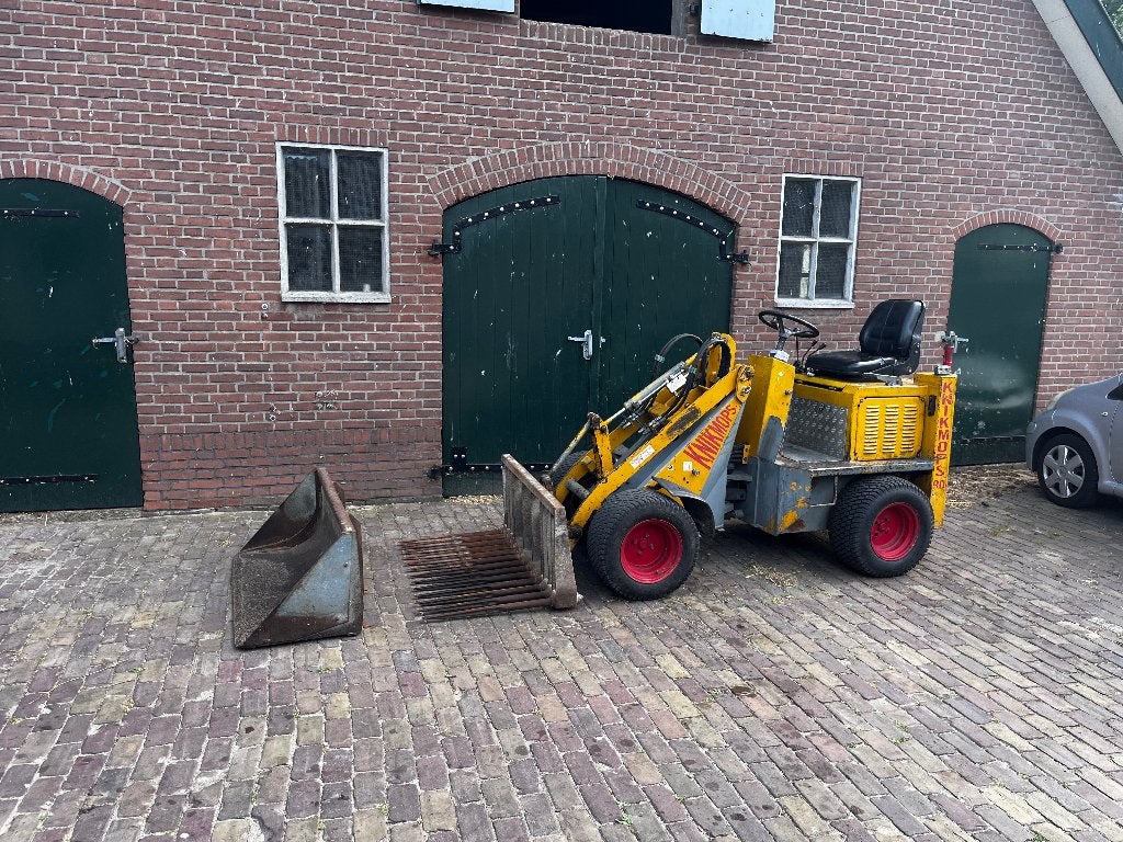 Knikmops 90, minishovel, Zakelijke goederen, Machines en Bouw | Kranen en Graafmachines, Ophalen, Wiellader of Shovel