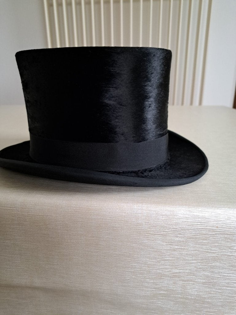 Vintage Hoge Hoed / Top Hat – Cession Liège – Maat 54, Kleding | Dames, Hoeden en Petten, Cession Liège, 55 cm (S, 6⅞ inch) of minder