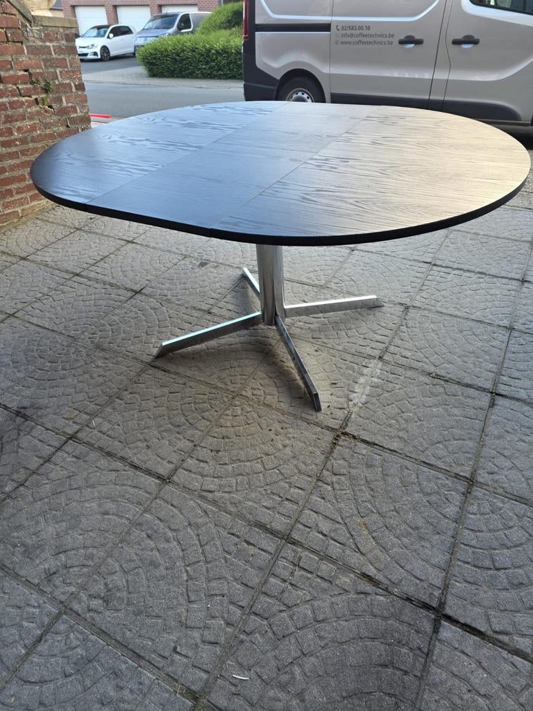 Vintage uitschuifbare ronde tafel, Ophalen