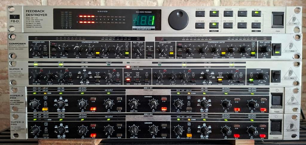 4 appareils Behringer supplémentaires, 75 €/pièce, voir desc, Enlèvement ou Envoi