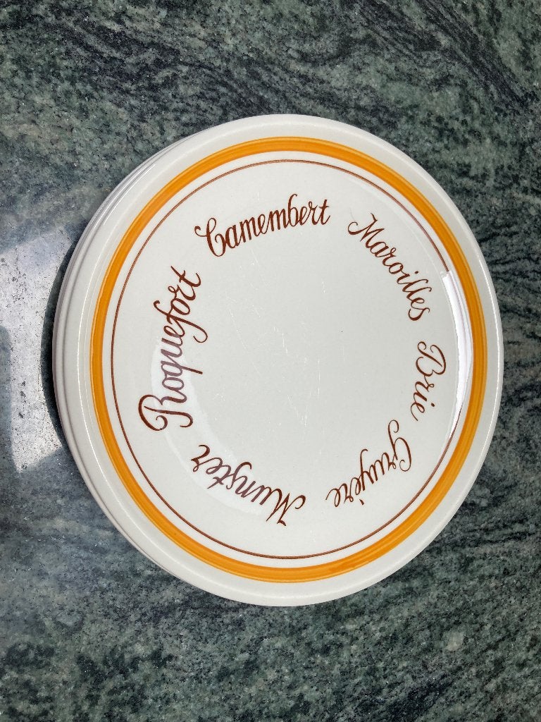 Assiettes à fromage Boch, Assiettes(s), Enlèvement ou Envoi, Comme neuf, Céramique