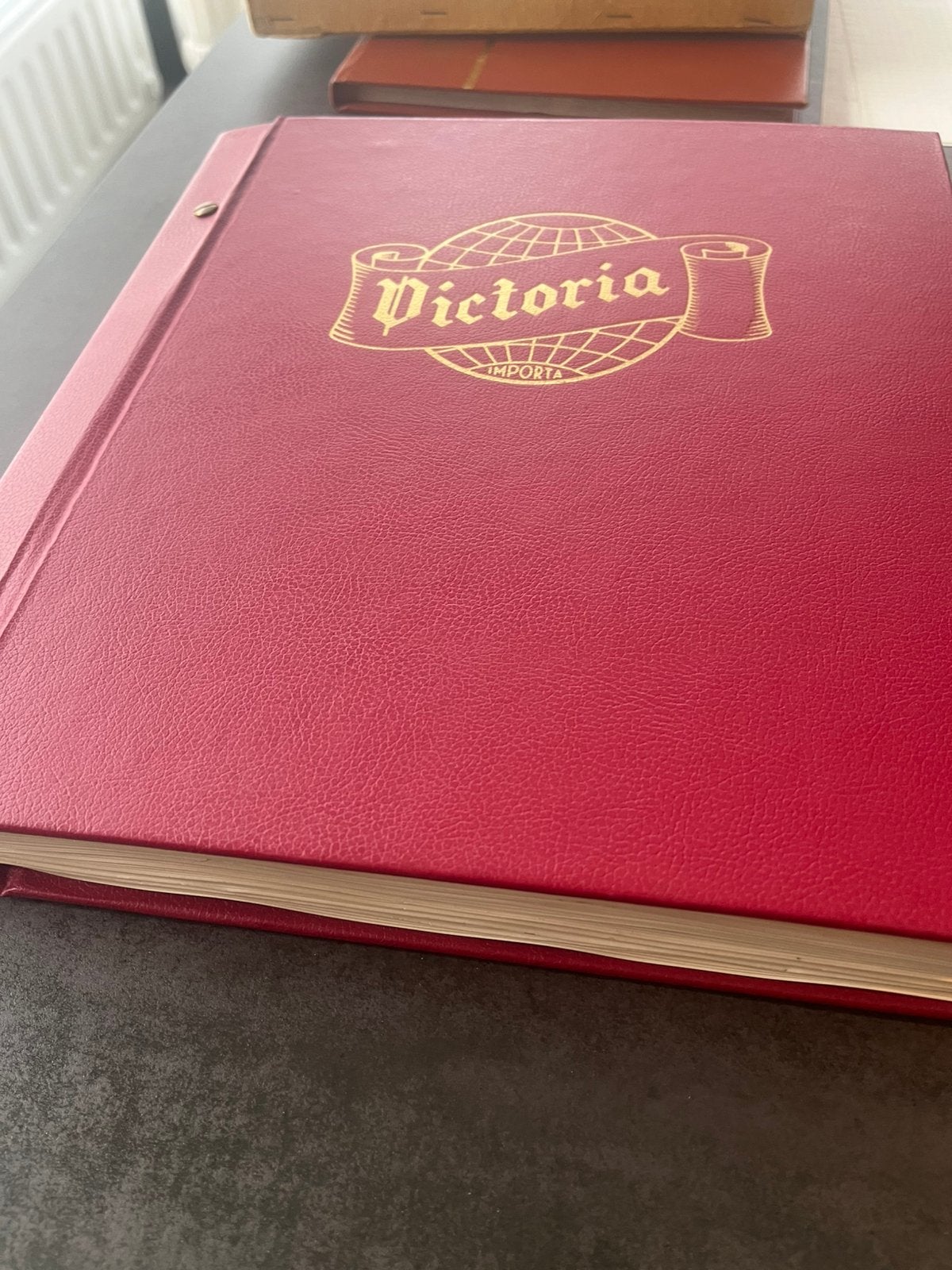 Postzegelalbum 112 blz, Ophalen