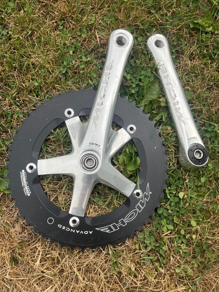 Miche Primato Advanced crankset – piste / fixed gear, Vélos & Vélomoteurs, Pédalier ou Pédales, Miche, Enlèvement, Utilisé