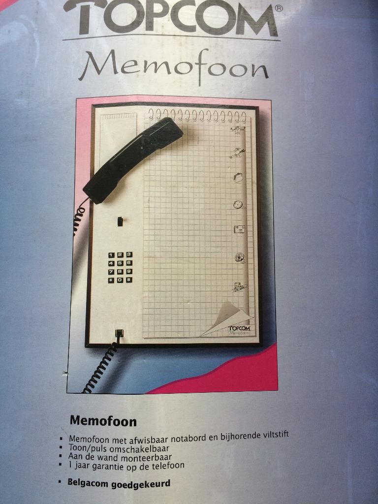 Telefoon met memobord, Huis en Inrichting, Woonaccessoires | Memoborden, Nieuw, Magneetbord, Ophalen of Verzenden
