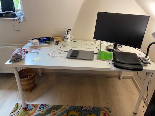 Bureau/ Desk for sale, Maison & Meubles, Bureaux, 160 cm, Autres types, Autres matériaux, Enlèvement