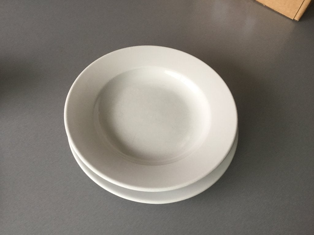 Wit eetservies, Ophalen, Gebruikt, Overige merken, Bord(en)