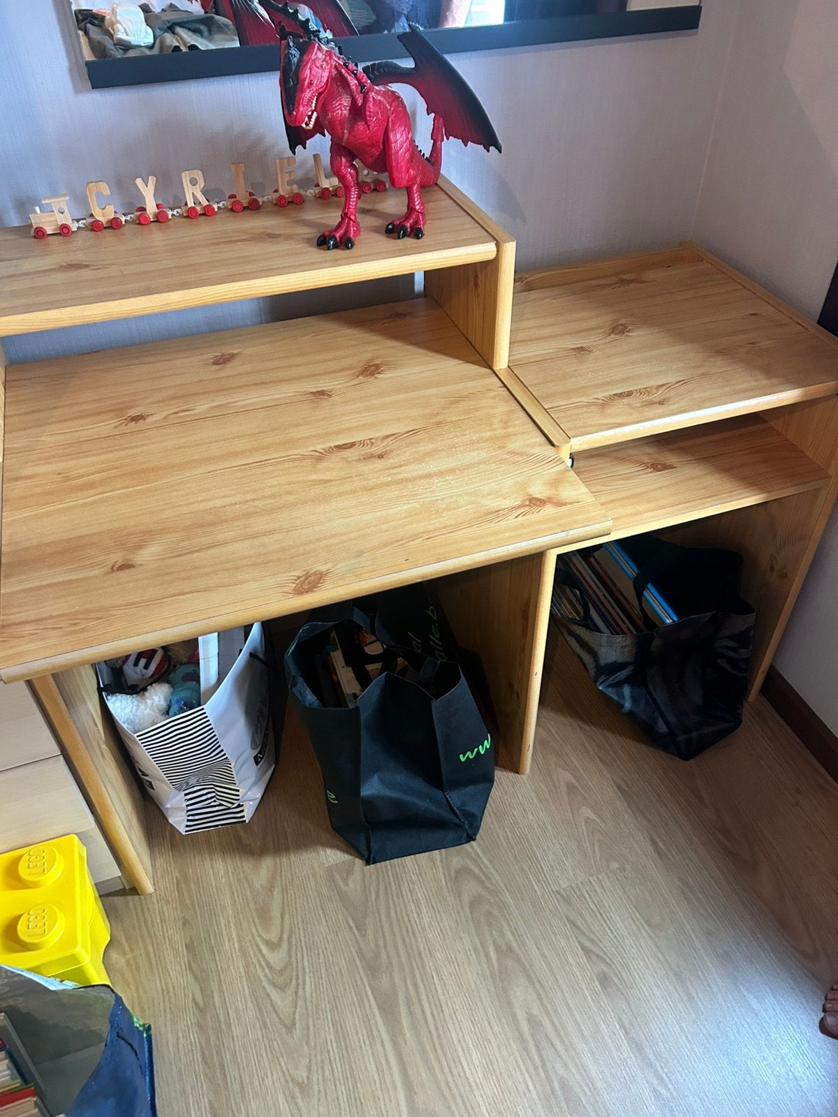 Bureau, Bureau d'écolier, Enlèvement, 118 cm, 60 cm
