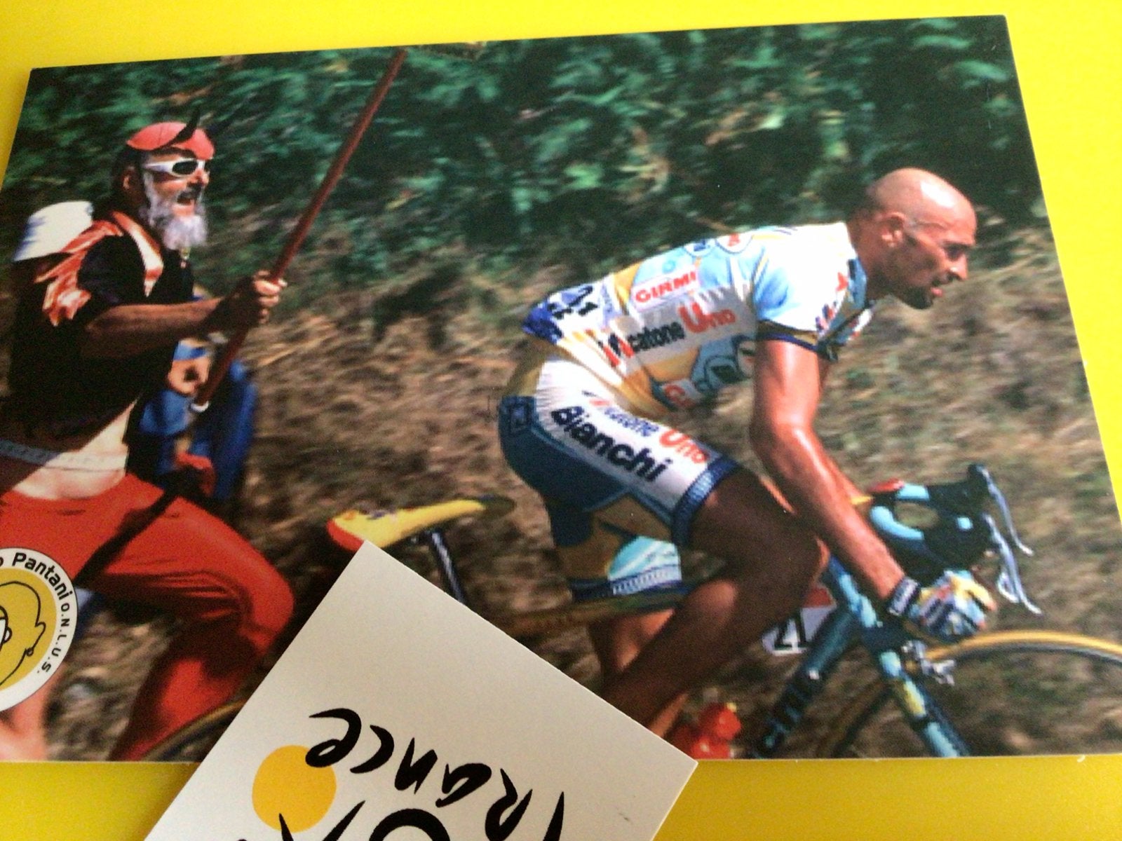 Wielerkaart tour de france marco pantani, Sports & Fitness, Cyclisme, Envoi