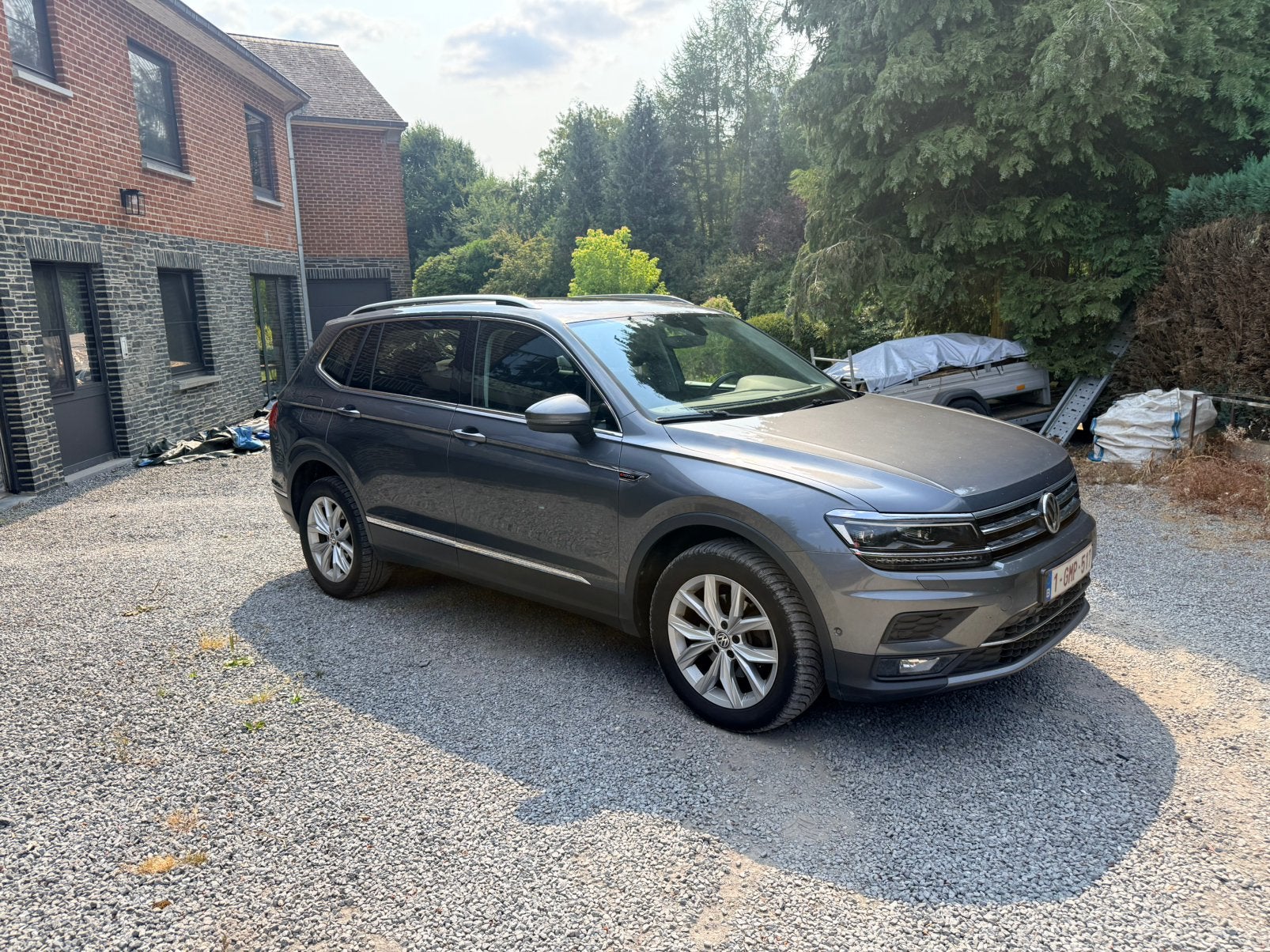 VW Tiguan Allspace 12/2019, Autos, Volkswagen, Cuir, Argent ou Gris, Achat, 110 kW