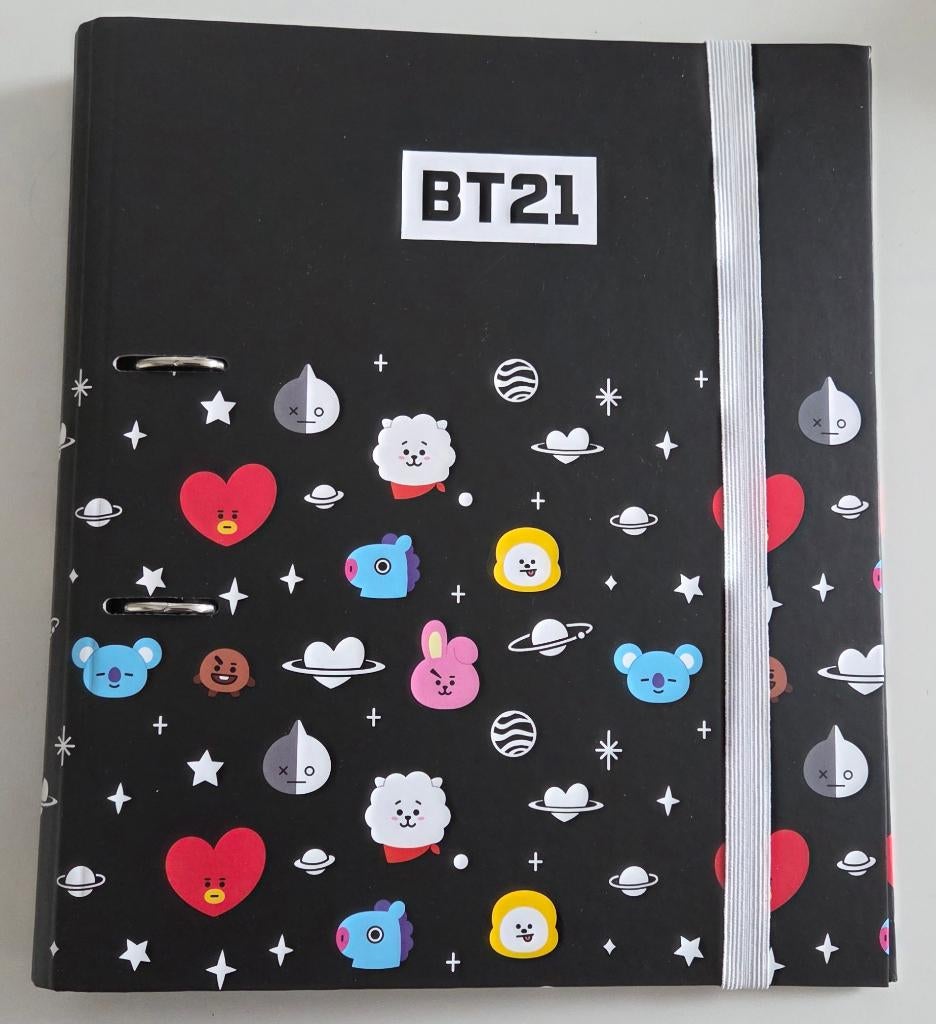 Farde BT21 avec 10 étuis pour cartes photo, Enlèvement ou Envoi, Comme neuf