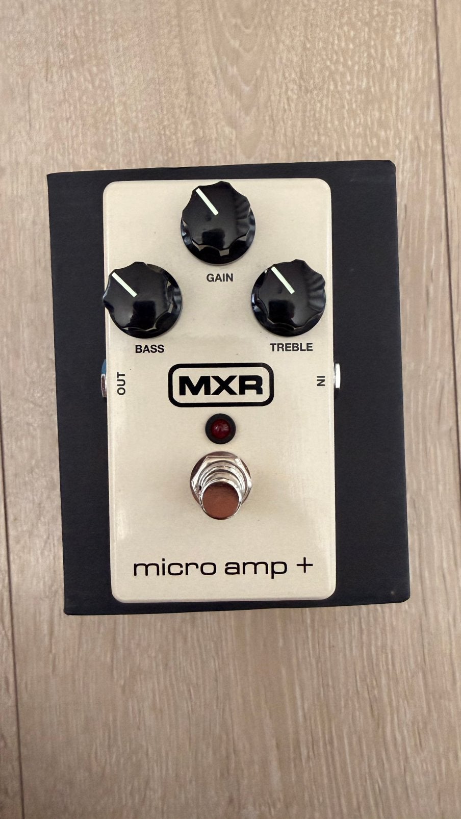 MXR micro amp +, Muziek en Instrumenten, Effecten, Zo goed als nieuw, Ophalen of Verzenden