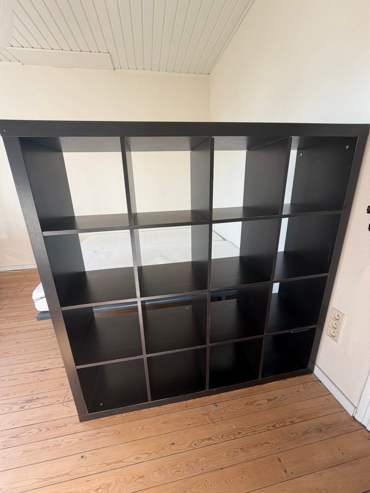 Kallax kast ikea 4x4, Ophalen, Met plank(en), Gebruikt, 150 tot 200 cm