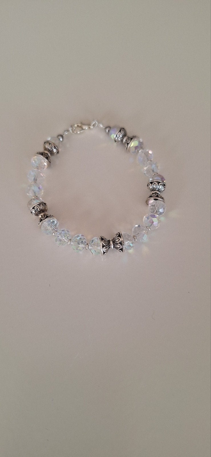 Bracelet en cristal, Envoi, Neuf, Argent, Avec cristal