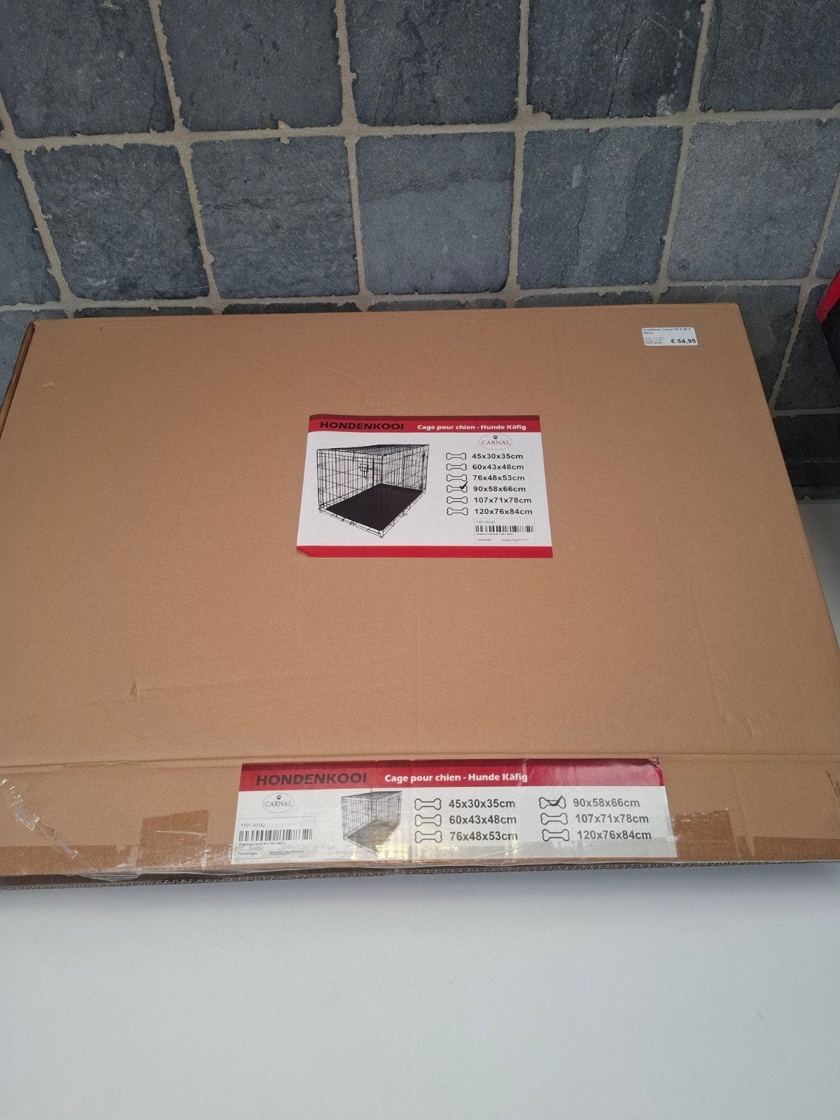 Hondenkooi 90x58x66, Enlèvement