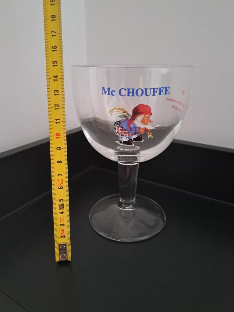 Verre MC Chouffe, Collections, Enlèvement ou Envoi, Comme neuf, Verre ou Verres, Autres marques