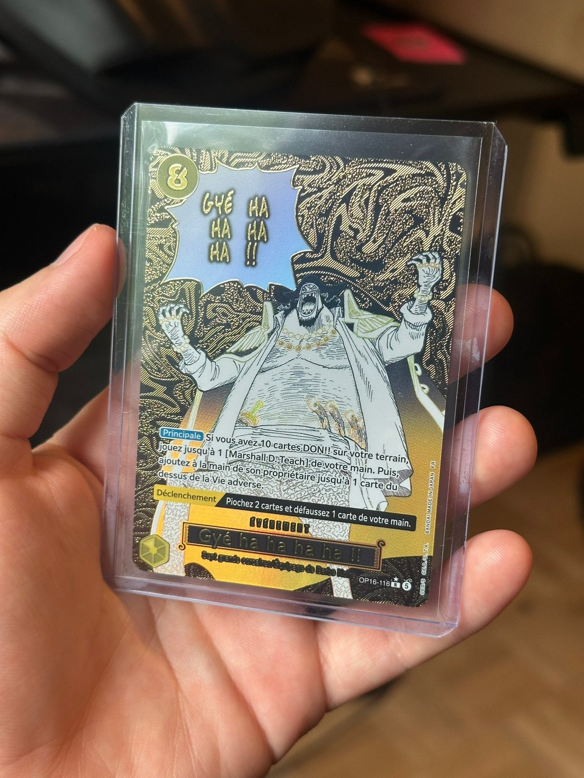 Zehahahaha! carte one piece barbe noire op16, Enlèvement ou Envoi, Neuf