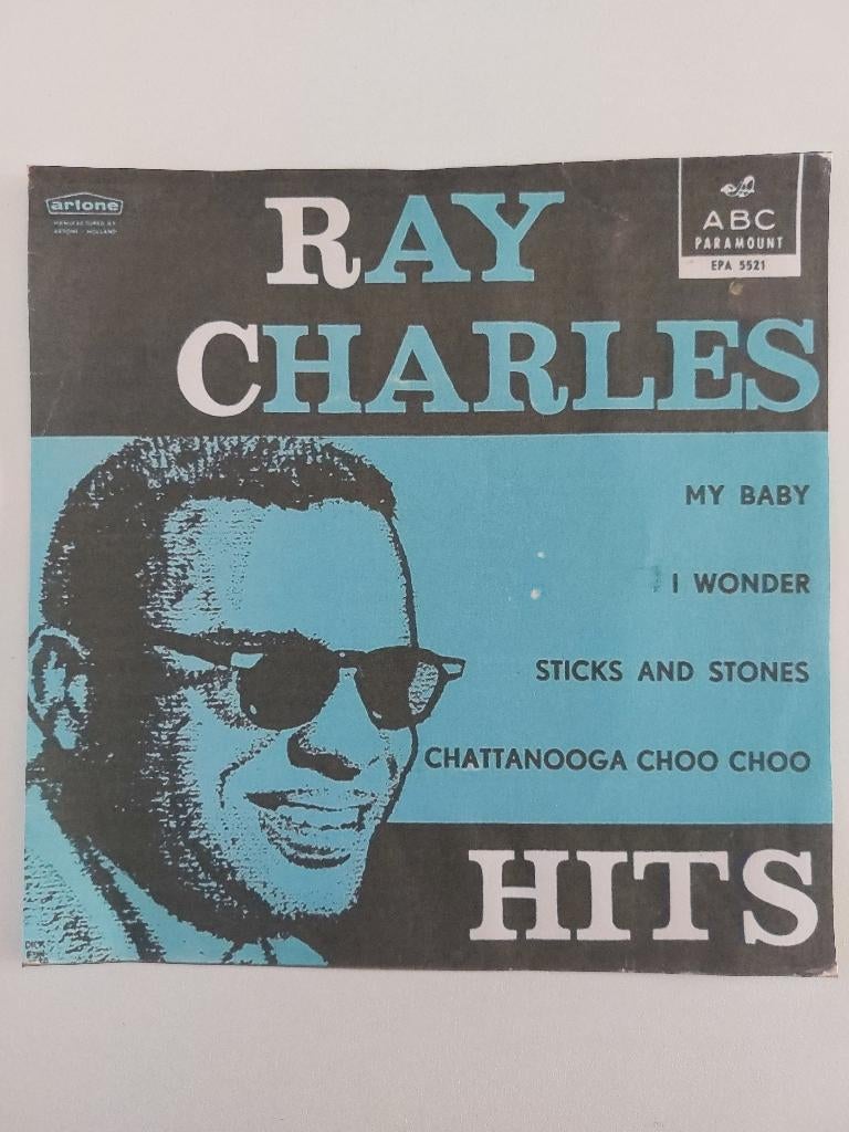 Ray Charles(EP)-Sticks And Stones/My Baby/Chattanooga/I Wond, Ophalen of Verzenden, Jazz en Blues, EP