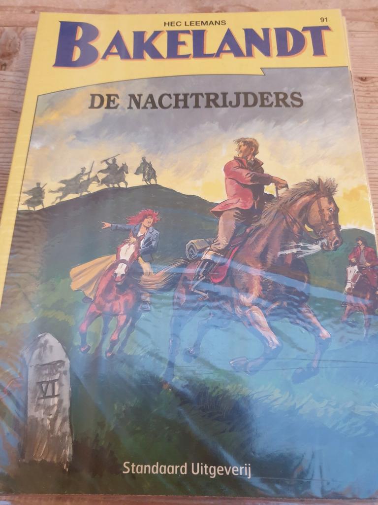 Hec Leemans -   Bakelandt nr 91 : De nachtrijders, Boeken, Stripverhalen, Ophalen of Verzenden, Zo goed als nieuw, Leemans